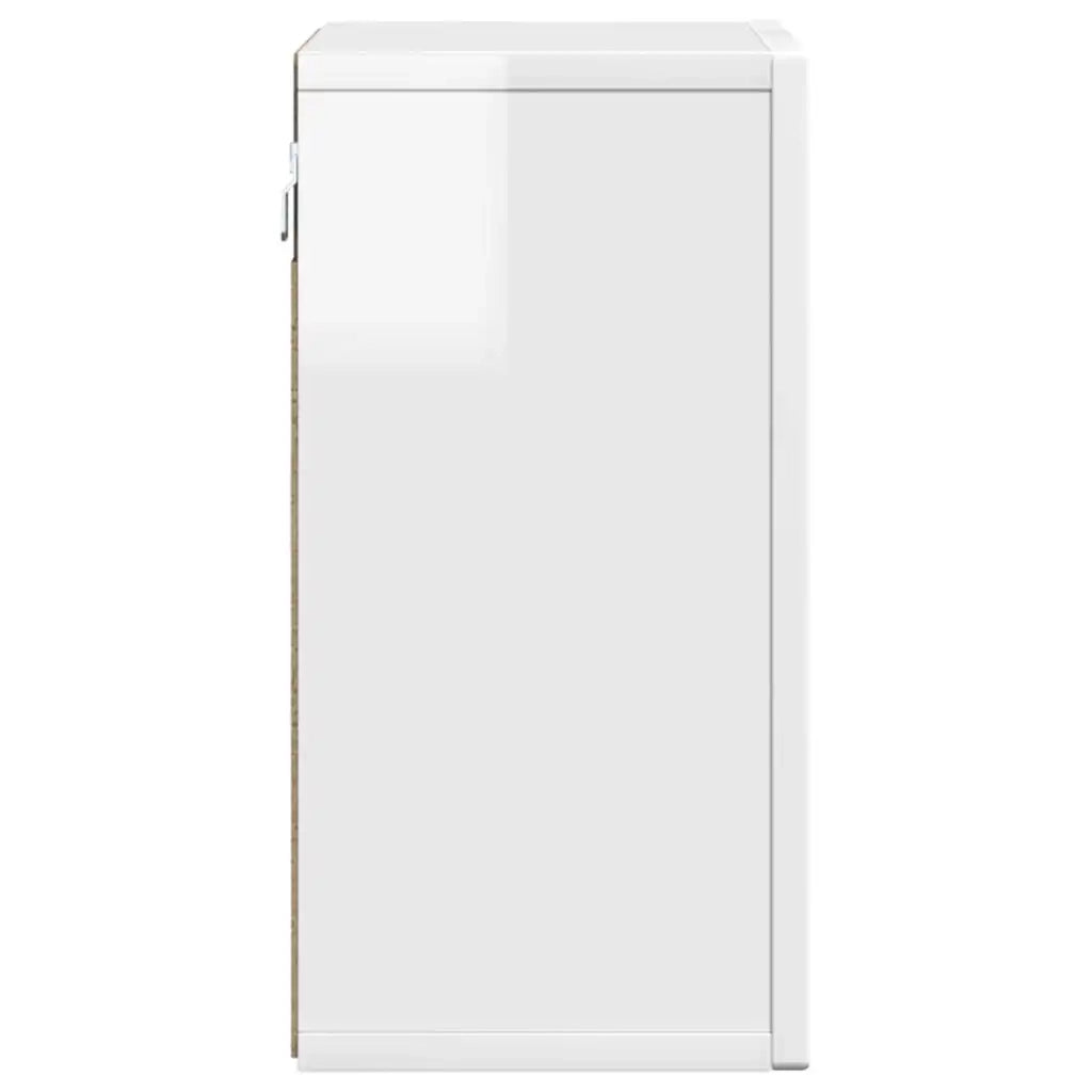Armadio pensile Bianco Lucido 60 x 20 x 40 cm Legno multistrato CFW2252674