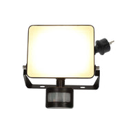 Faretto LED Connesso Wi-Fi con Sensore di Movimento 1500 lm 20W Nero Nedis