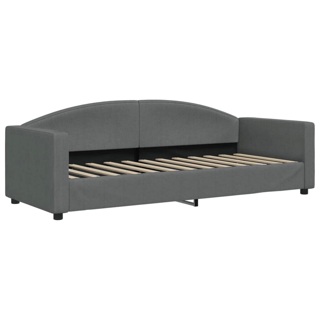 Divano Letto con Materasso Grigio Scuro 80x200 cm in Tessutocod mxl 120841