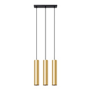 Lampada sospensione MODENO oro 3 tubi 3xGU10 PureLume