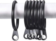 Set di 20 Anelli per Tende in Metallo e Plastica per Tende doccia e Finestre - 30 mm di diametro interno