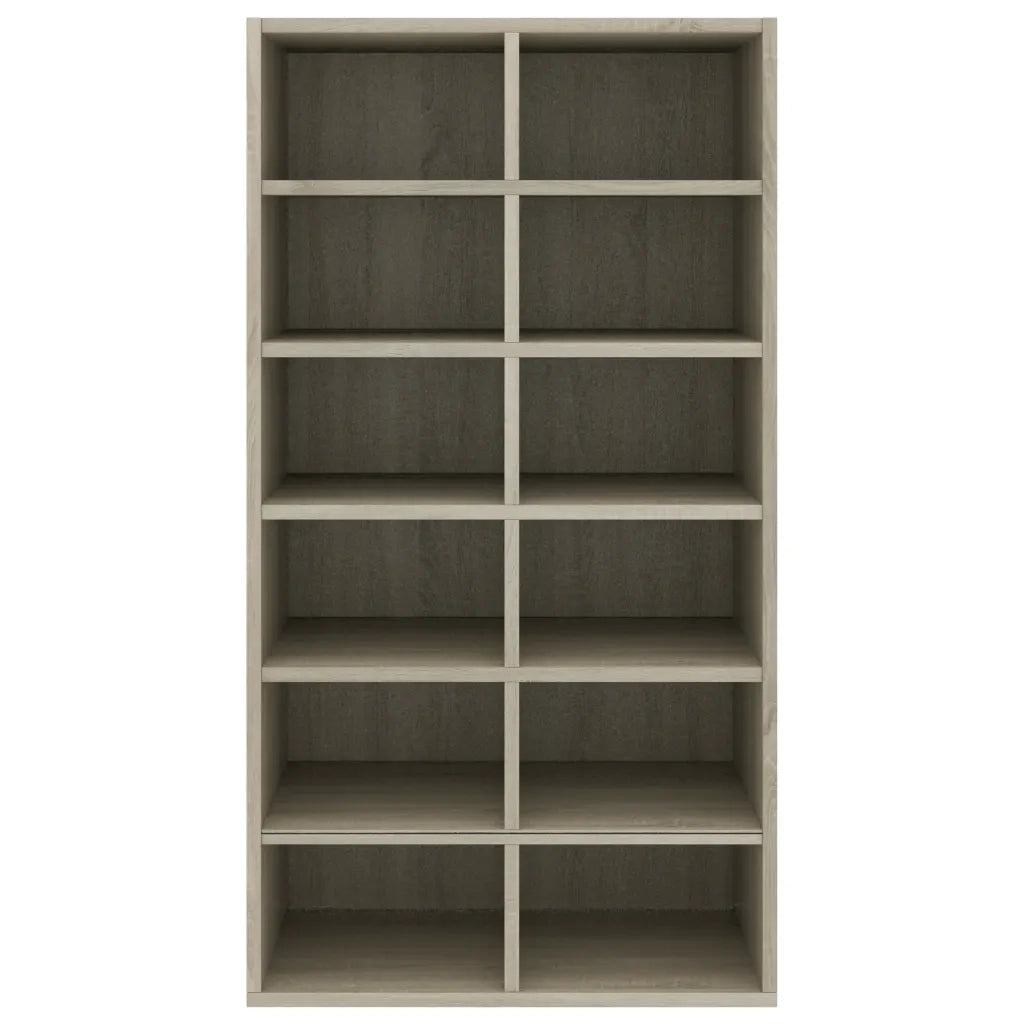 Scarpiera Rovere Sonoma 54x34x100,5 cm in Legno Multistrato 800399