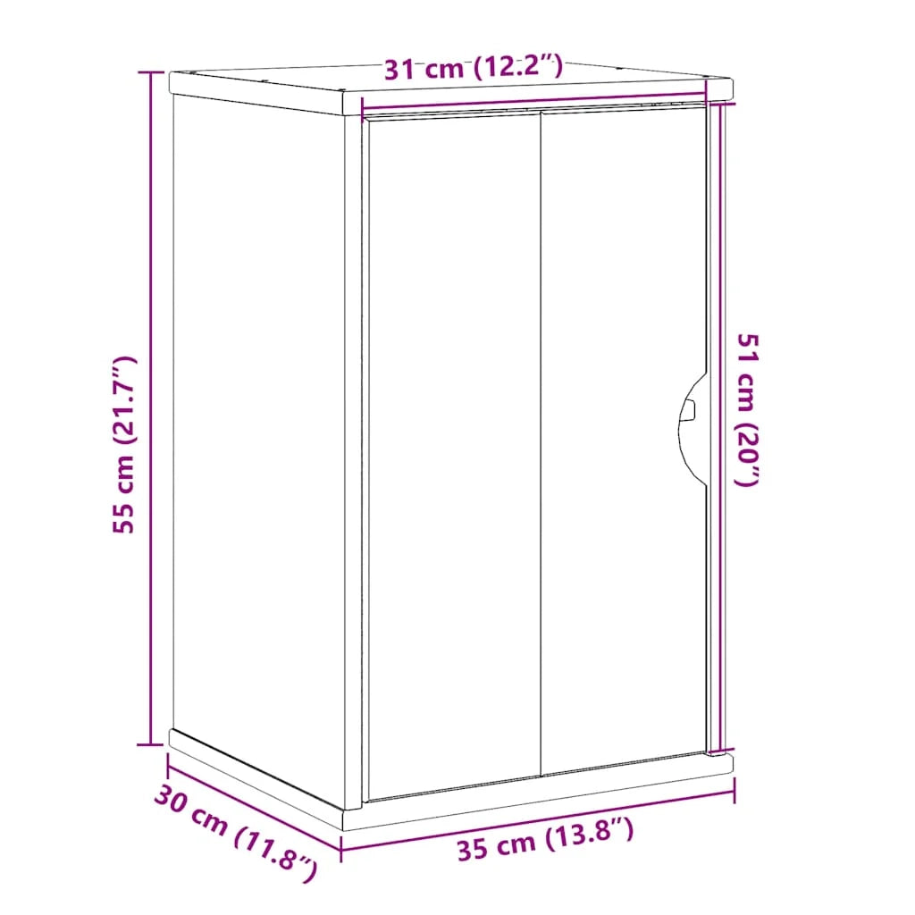 Mobiletto da bagno salvaspazio OTTA legno massello 35 x 30 x 55 cm pino miele 02_0057608