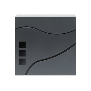 Cassetta postale con vano portagiornale V28 antracite 370 x 105 x 370 mm