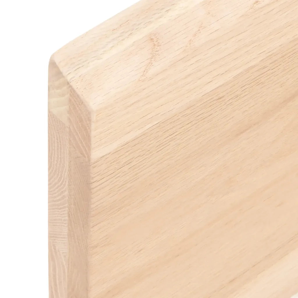 Piano Bagno 80x30x(2-4) cm in Legno Massello Non Trattato CFW9283895
