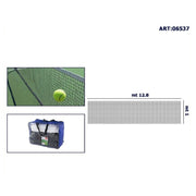 Trade Shop - Rete Ricambio Per Pallavolo Fasce Laterali Rinforzate Interni Esterni 12.8 X 1mt -