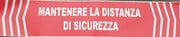 NASTRO AD 100X10 DISTANZA DI SICUREZZA