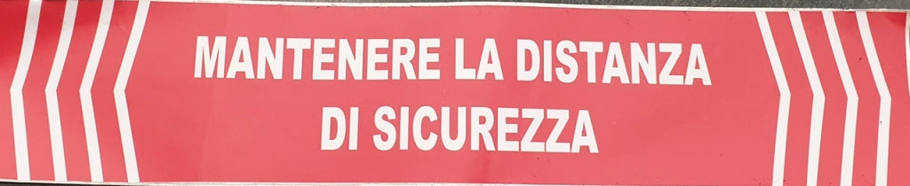 NASTRO AD 100X10 DISTANZA DI SICUREZZA