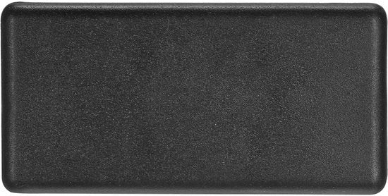 Capocoppa in alluminio 10 pezzi - unico - rettangolare - 20 x 40 mm - per estremità di sterzo in alluminio - contenitore di archiviazione - coperture di chiusura