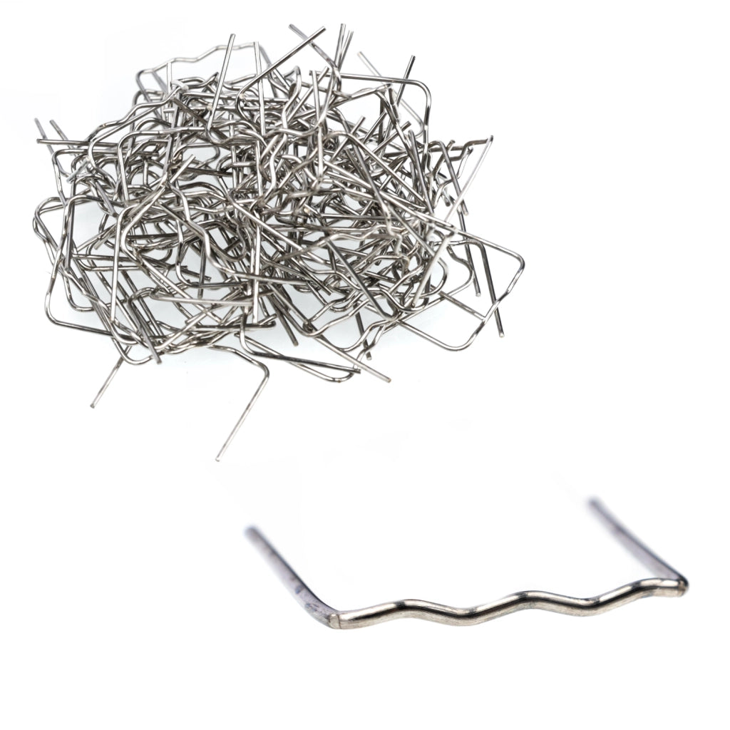 Graffette per Plastica Rosfix – Piccola Onda 0,6mm | 100 Pezzi | Alta Qualità per Montaggio e Riparazioni