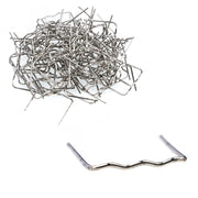 Graffette per Plastica Rosfix – Piccola Onda 0,6mm | 100 Pezzi | Alta Qualità per Montaggio e Riparazioni