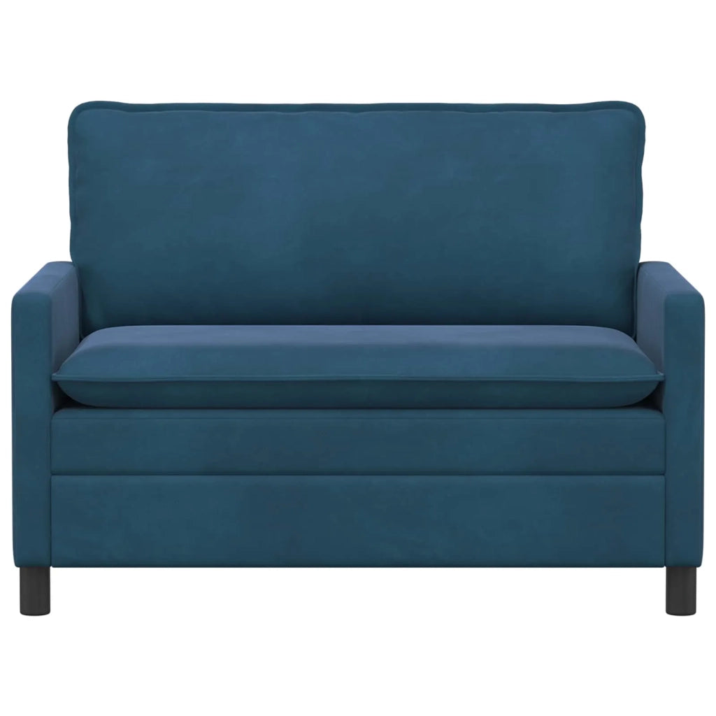Divano Blu 126 x 81 x 87,5 cm Velluto