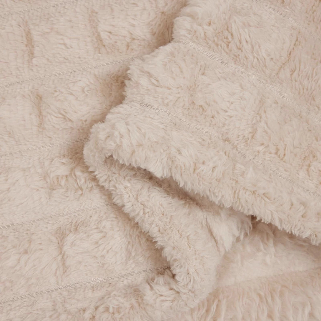 Coperte da Pile 6 pcs Beige 200 x 150 cm Panno 42016942