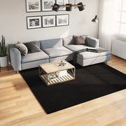 vidaXL Tappeto a Pelo Corto HUARTE Morbido e Lavabile Nero 240x240cm