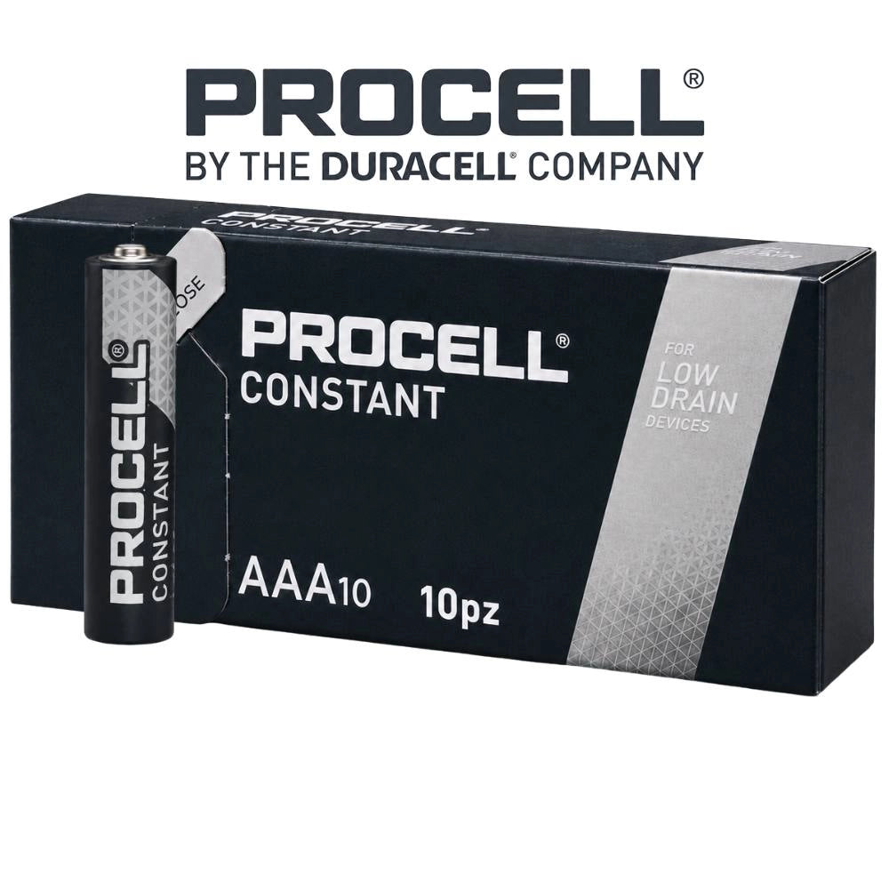 Pile alcaline ministilo aaa procell 10 pezzi