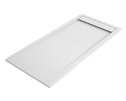 Piatto doccia AMBAR 80x130 cm Bianco griglia Bianco