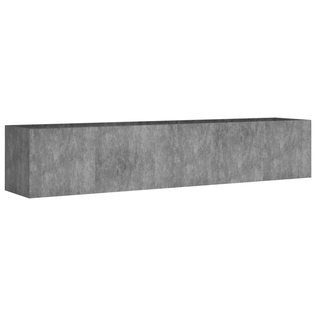Portavaso per fioriera aiuola rialzata piante fiori terrazzo giardino giardino 200 x 40 x 40 cm acciaio corten marrone 02_0039394