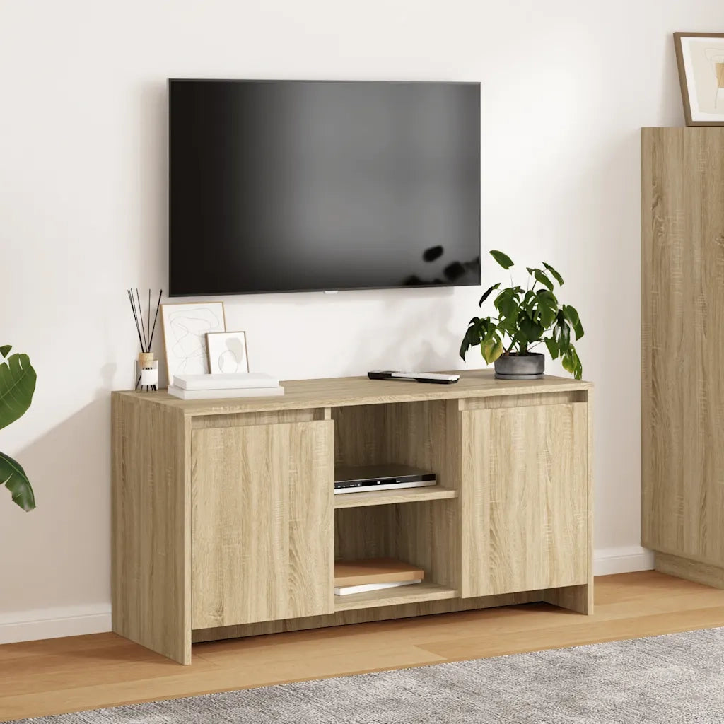 Mobile Porta TV Rovere Sonoma 102x37,5x52,5 cm in Truciolato cod mxl 37822