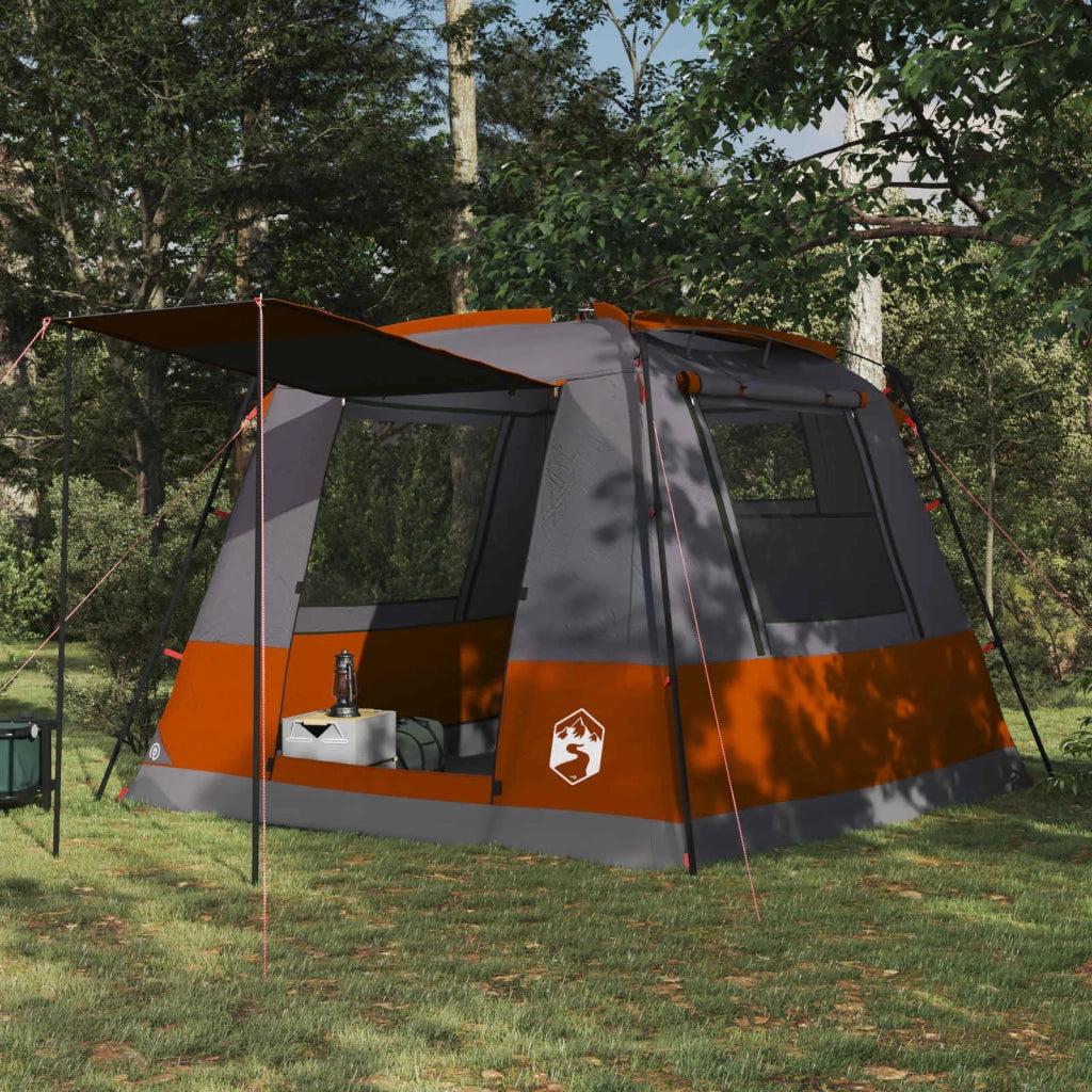 Tenda Party Grigio e arancione 10 persone