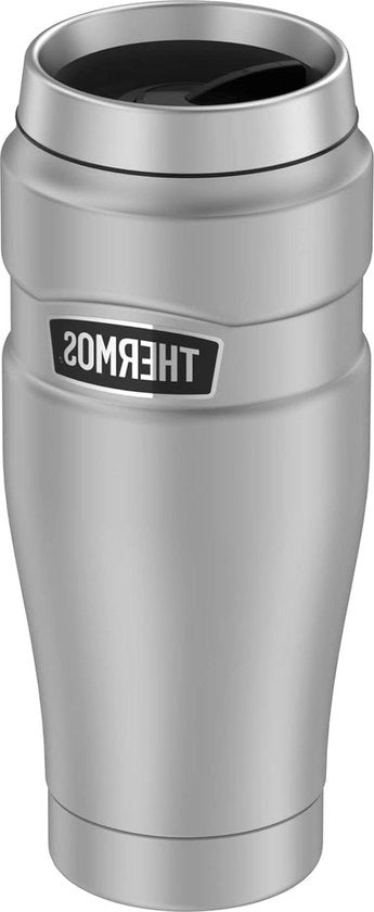 Bicchiere in acciaio inox lucidato 470 ml - Resistenti alla lavastoviglie - Caldo e freddo - 7 ore di conservazione del calore - 18 ore di isolamento freddo