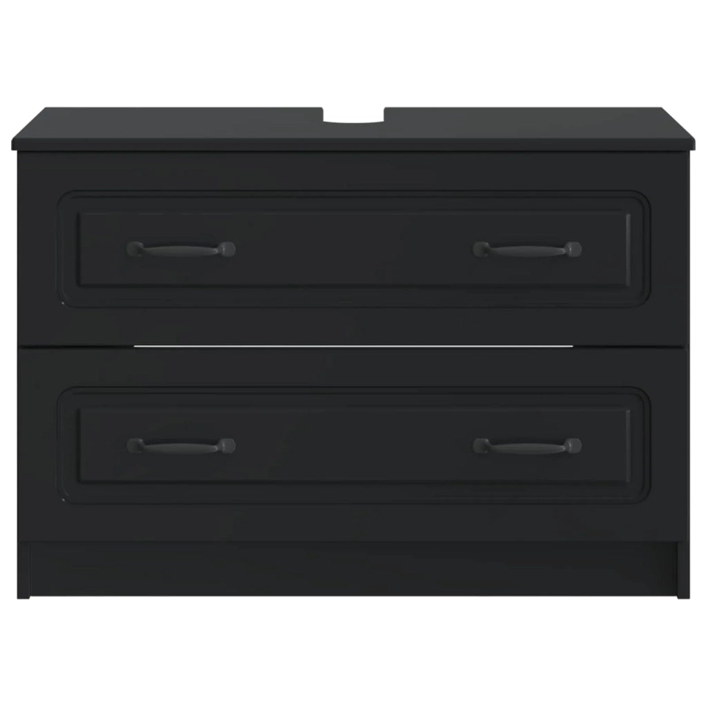 Armadio per Lavabo da Bagno UTRECHT Nero 82 x 41 x 56 cm 897676