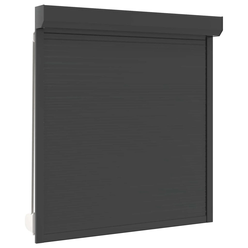 Persiana a rullo Antracite 140 x 150 cm Alluminio e poliuretano
