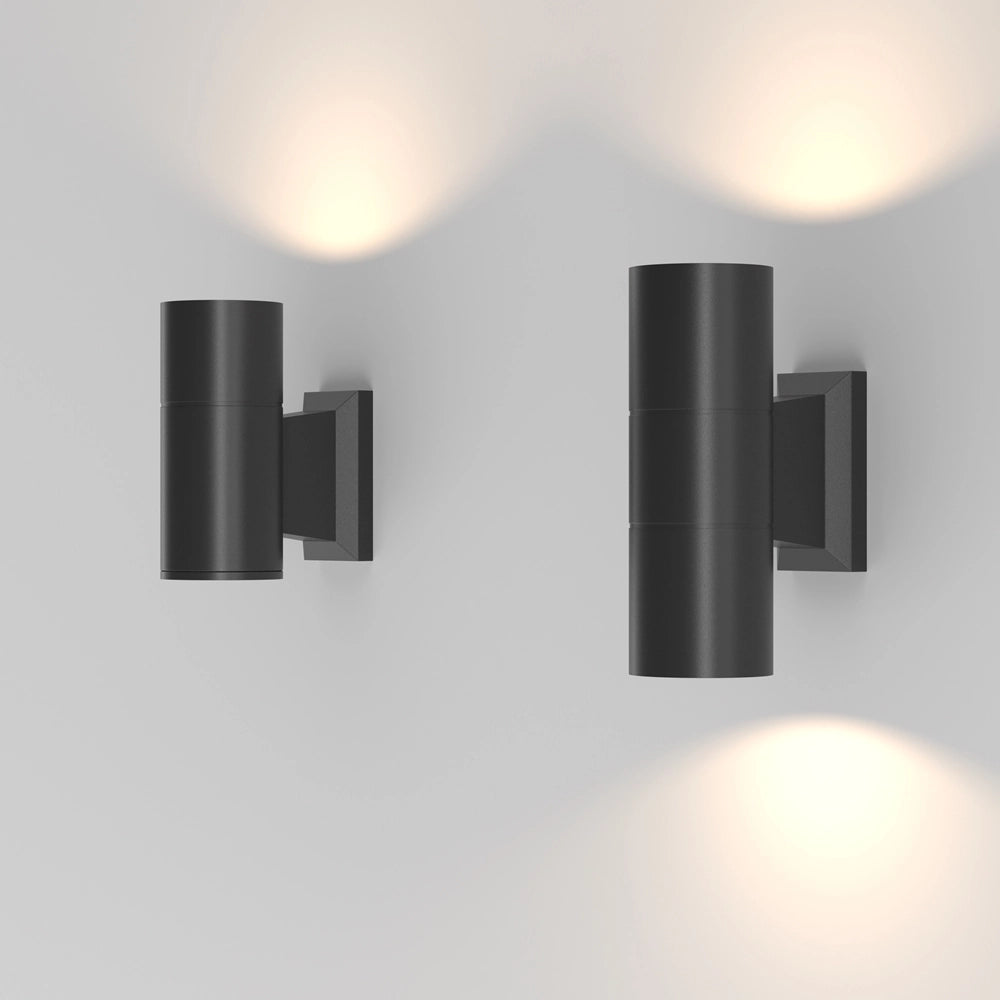 Applique esterna Maytoni Bowery nera alluminio GU10 IP54