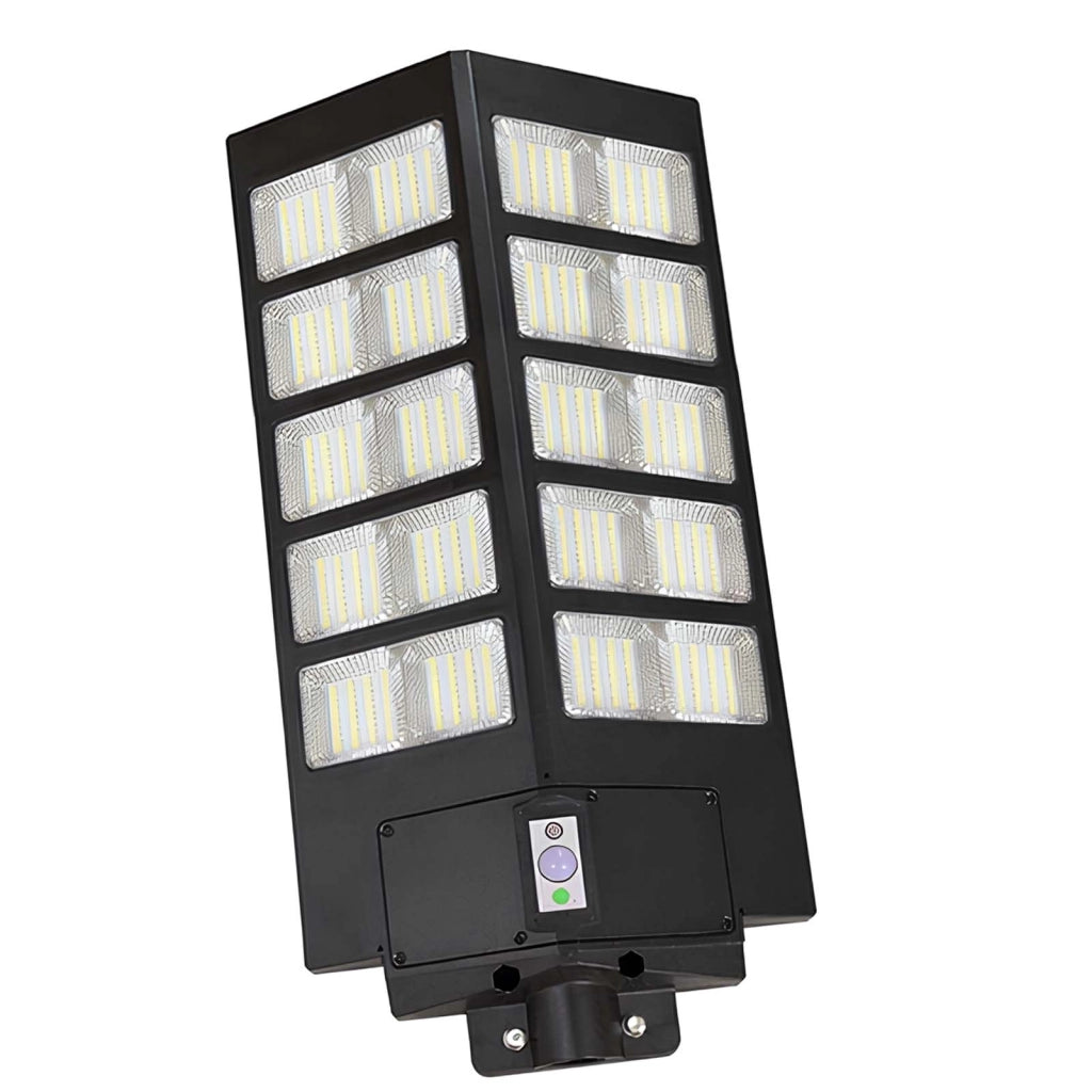 Lanterna Solare Esterno LED 16W con Rilevamento Movimento Intelligente IP44 Nero Avizar