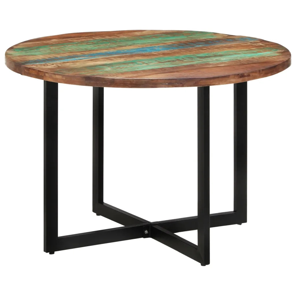 Tavolo da Pranzo 110x75 cm in Legno Massello di Recupero 338480