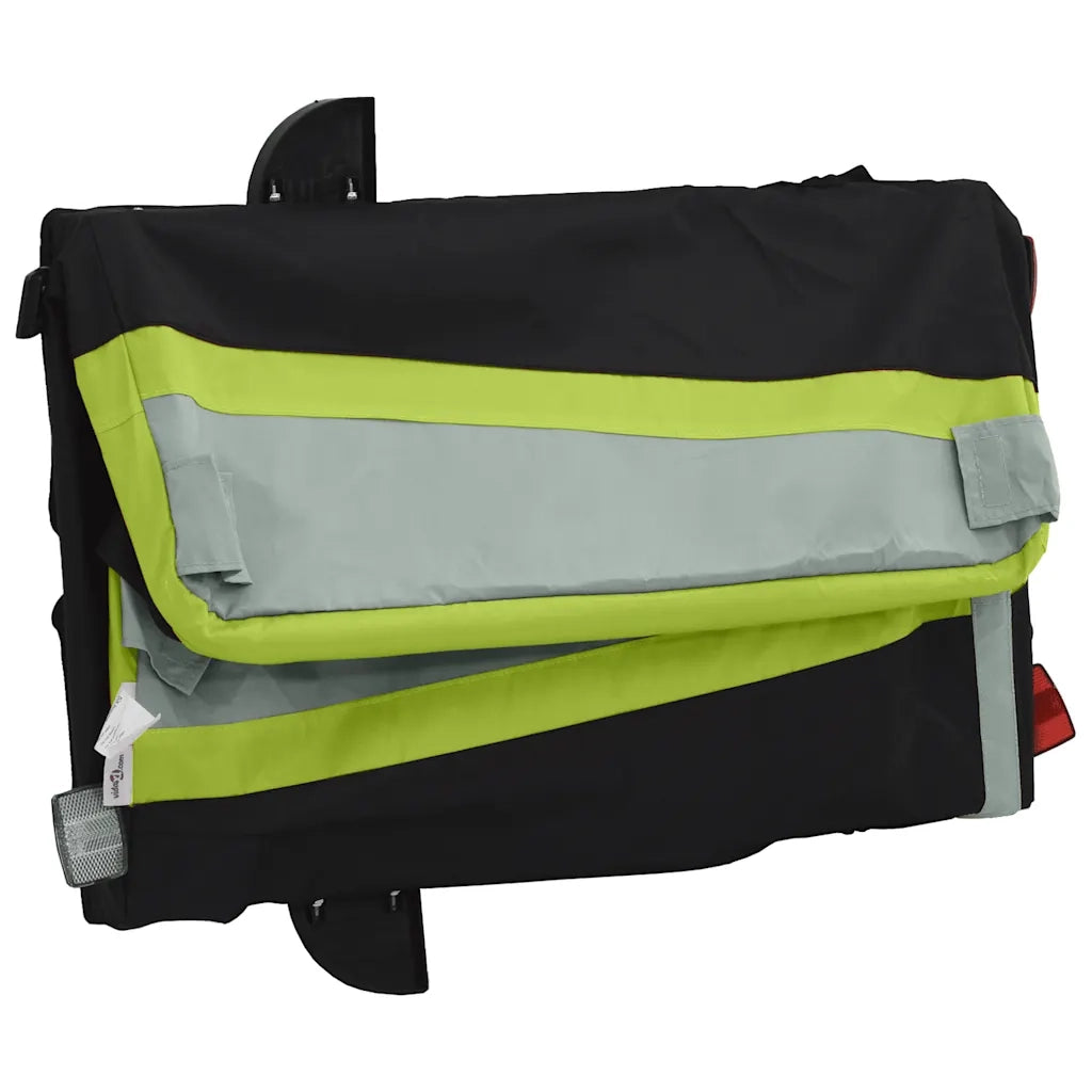 Rimorchio da Bici Nero e Verde 45 kg in Ferro CFW7697951