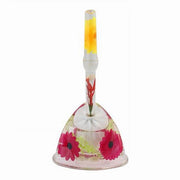 Trade Shop - Scopino Wc Porta Scopino Decorato Fiori Portascopino Bagno Accessorio 52373 -
