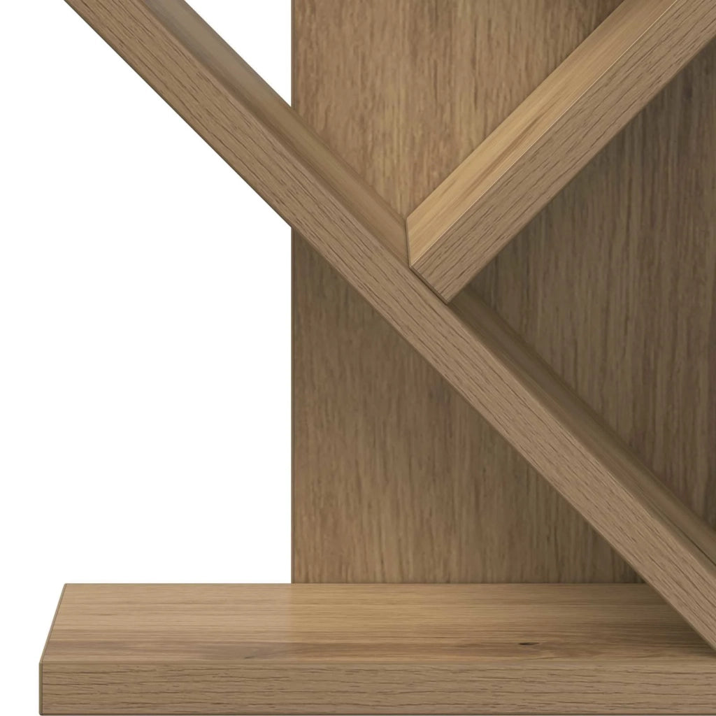 Libreria ad Albero 4 Piani 30 x 18 x 60 cm Legno ingegnerizzato 8012371