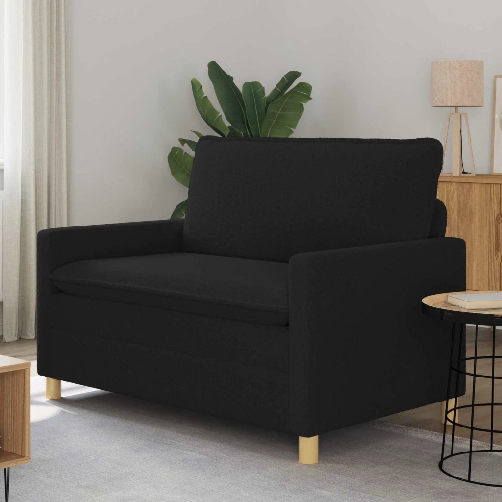 Divano Nero 126 x 81 x 87,5 cm Tessuto 42028811