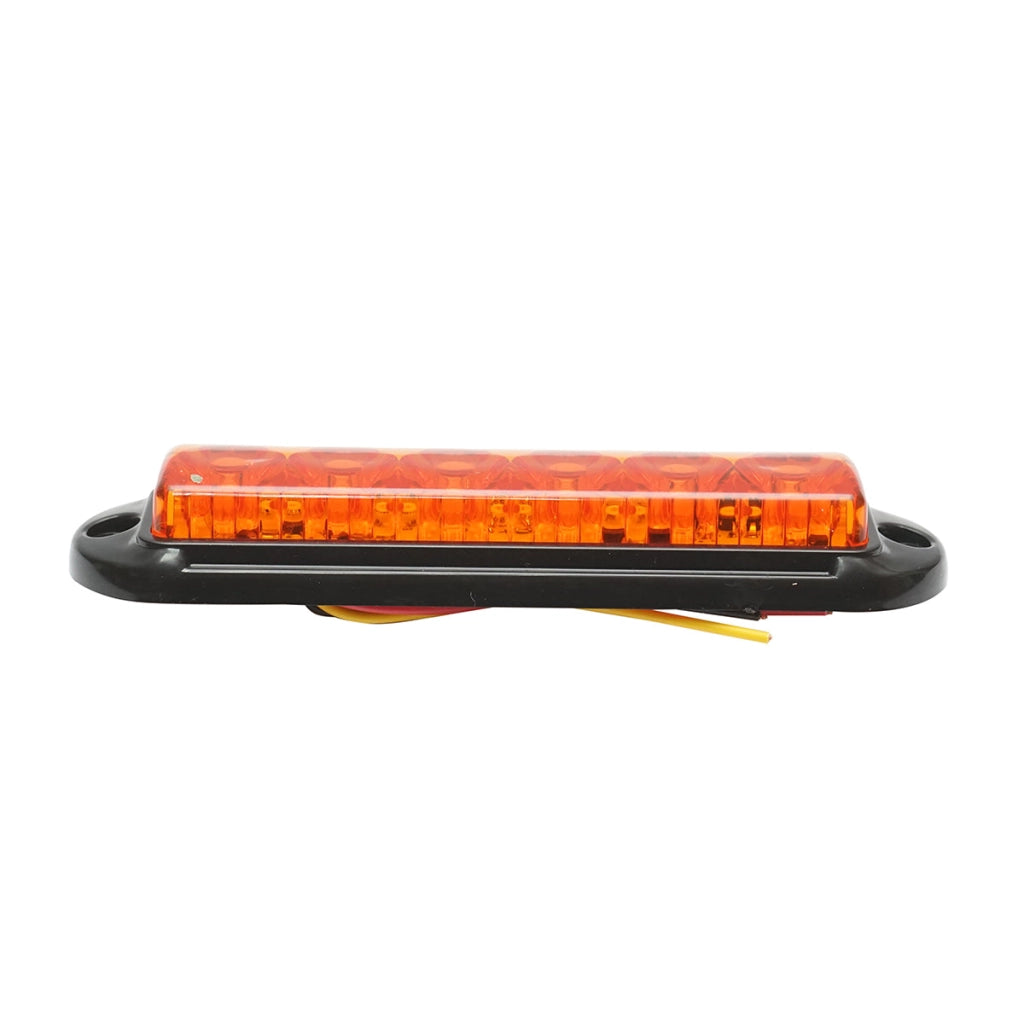 Lampada laterale  slim gialla con LED, 12-24V, gialla, 160x36 mm, Breckner Germany, modello FR1286Y