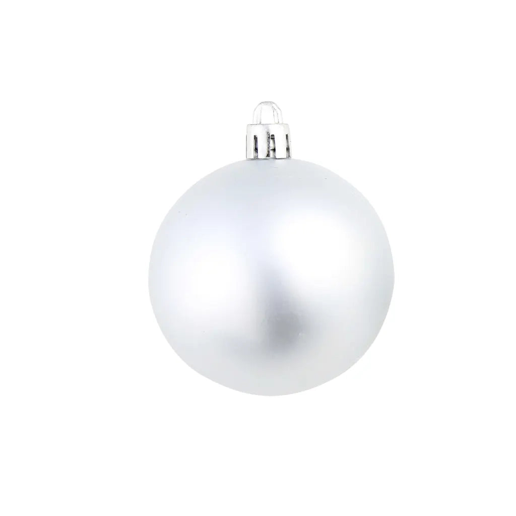 Set Palline di Natale 100 pz 3/4/6 cm Argento CFW3903570