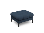 Cosmopolitan Design - Pouf "Bali" in tessuto strutturato blu 