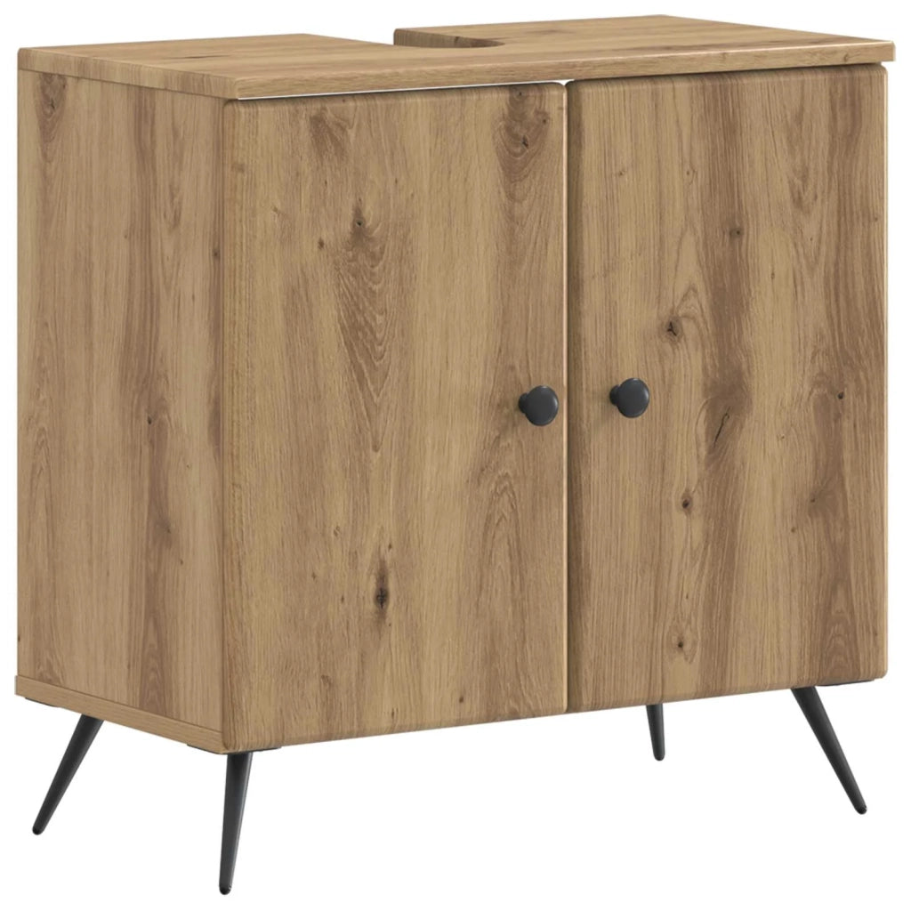 Armadio per Lavabo da Bagno BREDA Rovere Artigianale 897454