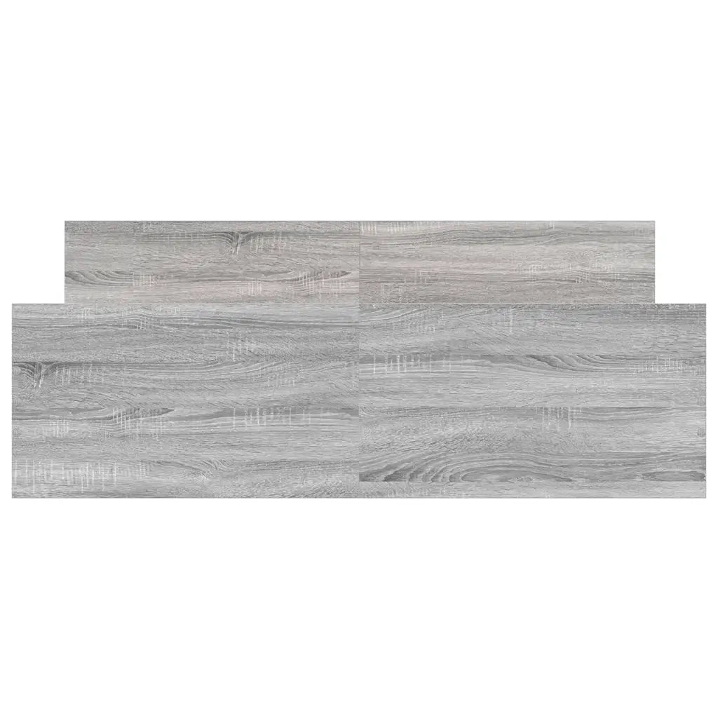 Giroletto con Testiera e Pediera Grigio Sonoma 120x200 cm