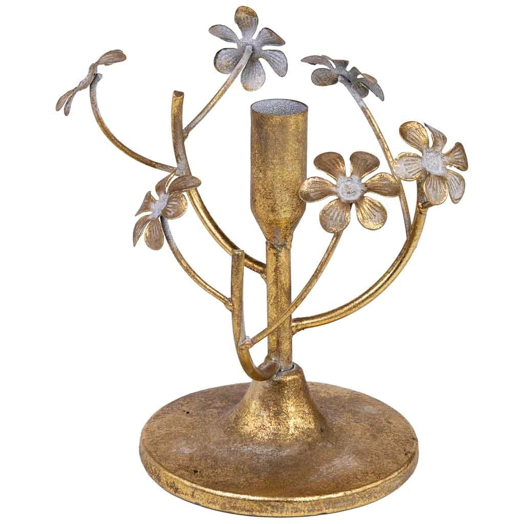 Portacandele in metallo 15x15x16,5h ​​cm