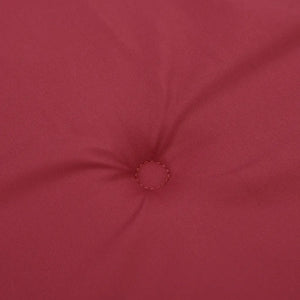 Cuscini per Sedie 2 pz Rosso Vino 120x50x3 cm in Tessuto 314113
