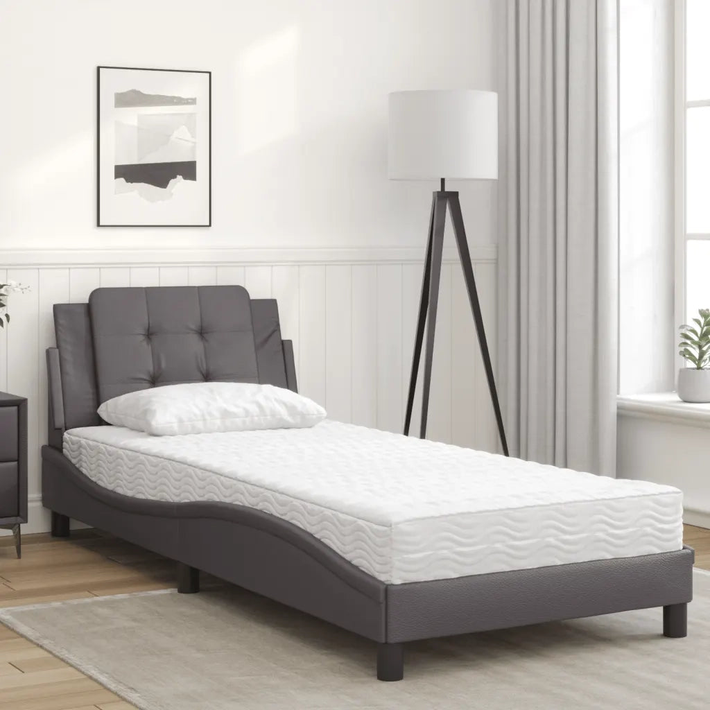 Giroletto senza Materasso Zadar Grgio 90x200 cm in Similpelle 3208841