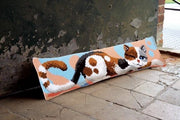 Pacchetto di cucito a punto croce stampato - Arresto di cucito - Set di cucito in cotone - Bianco - 80 x 20 x 3 cm