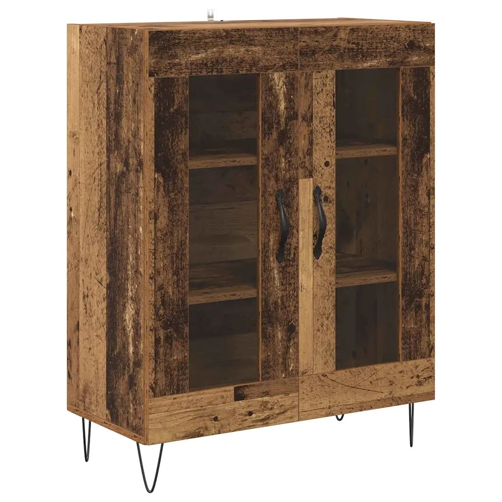 Credenza-Buffet-Armadio da cucina Legno vecchio 69,5 x 34 x 180 cm Legno multistrato 687266