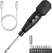Mini set di chiavi a batteria 13 in 1 - chiave a batteria a precisione - 10 bit - chiave a batteria magnetica con meccanica fine e luce LED
