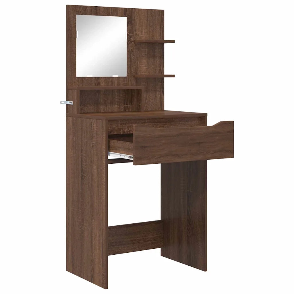 Tavoli da Trucco per Camera da Letto Rovere Marrone