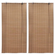 Tende Oscuranti in BambÃ¹ 2 pz 100 x 160 cm Marroni cod mxl 54510