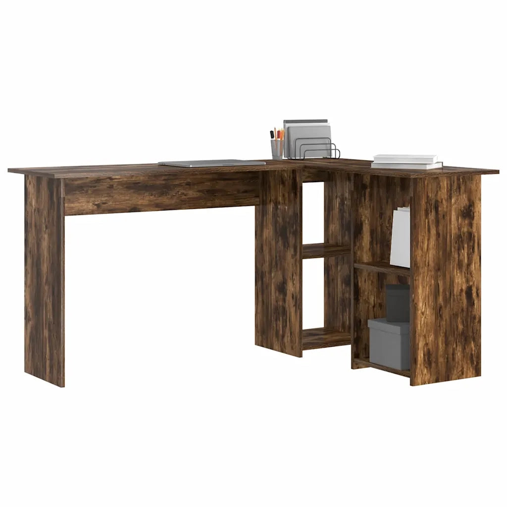 Scrivania Rovere fumé 142 x 102 x 73 cm Legno multistrato 869294