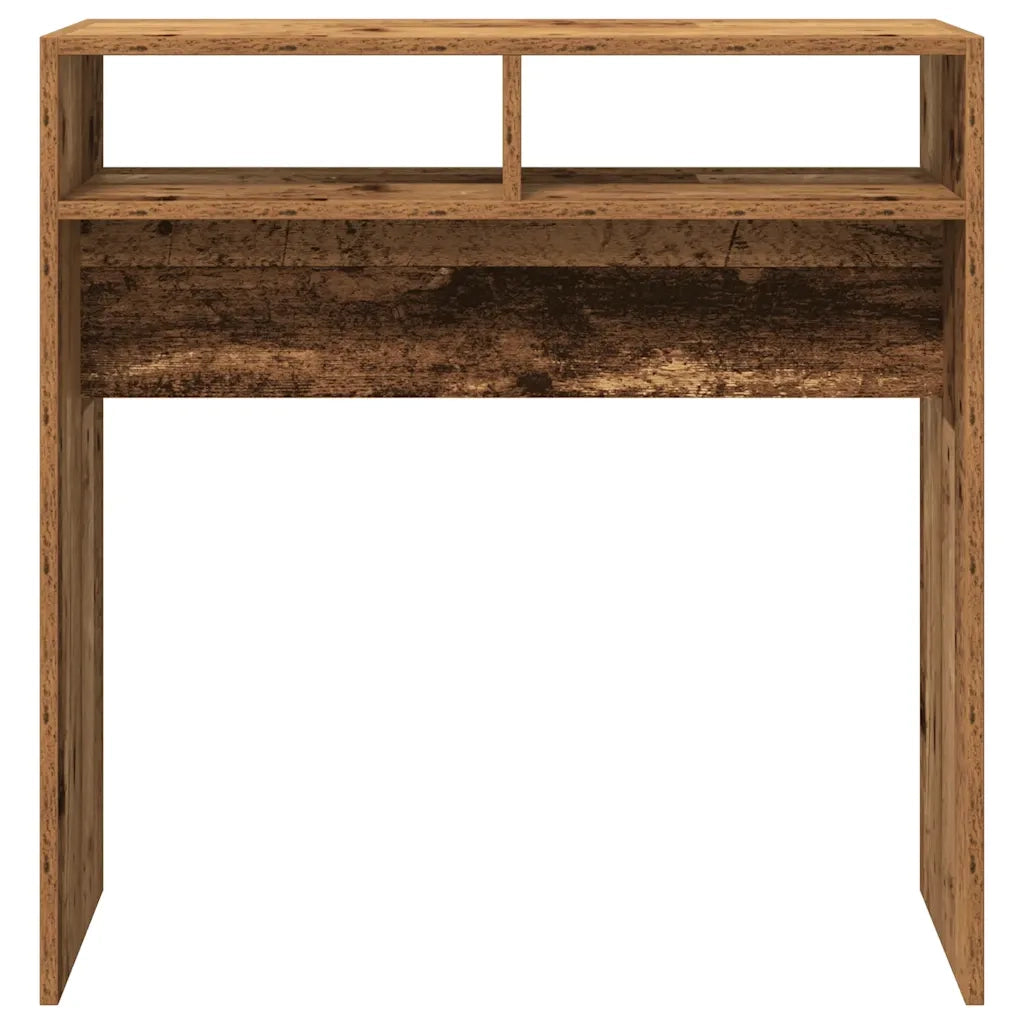 Tavolino Consolle | Tavolo d'Ingresso Legno Antico 78x30x80 cm in Truciolato