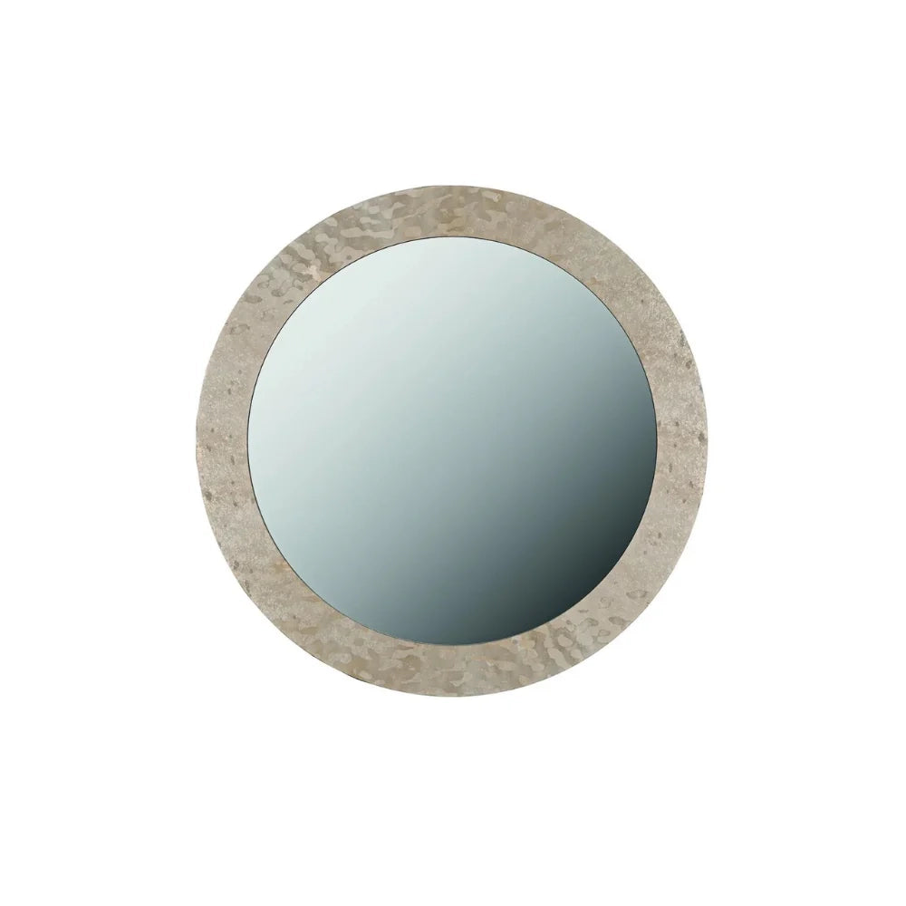 Specchio rotondo da parete Spherica con cornice in vetro bronzo | Duzzle
