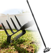 Scozzese 2-in-1 - Stivale per Giardini - Stivale con Supporto per Salita/Cultivatore - Lame in Acciaio Lunghe 120 cm - Leggero - Attrezzatura di Sicurezza - Consigli di Manutenzione - Attrezzi da Giardino